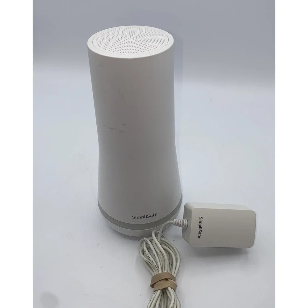 Simplisafe SSBS3 Home Security Base Station Only - With Power Cord - White